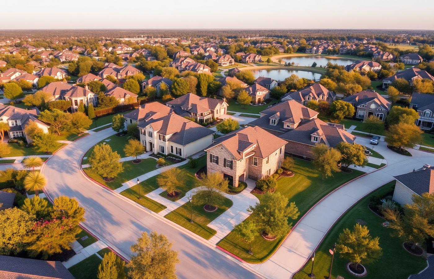 Upscale Katy Texas master-planned neighborhood